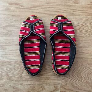 NEW Handmade Stitch Slip on Sandals Womens Shoe Size 8